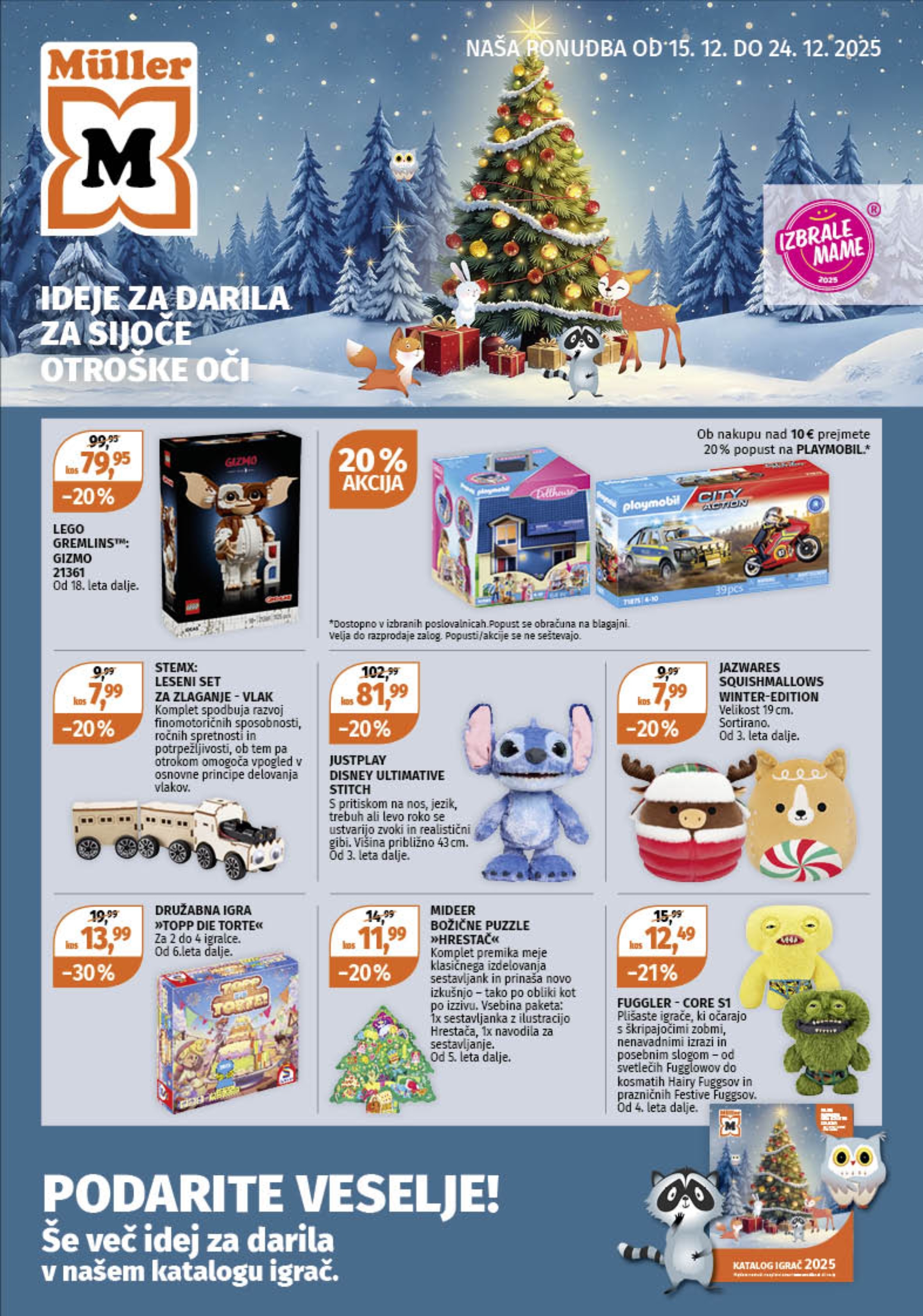 Ideje za darila za sijoče otroške oči