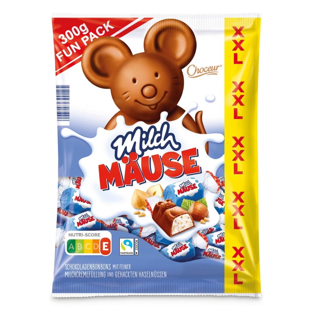 Choceur Miške iz mlečne čokolade 210 g