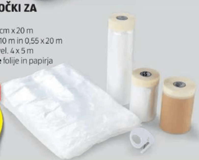 Deco Craft Zaščitni pripomočki za pleskanje