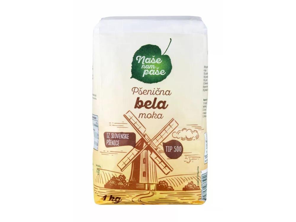 NAŠE NAM PAŠE Pšenična bela moka 10 x 1 kg - Akcija v trgovini Lidl