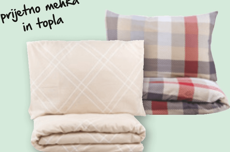 Posteljna garnitura Flanela