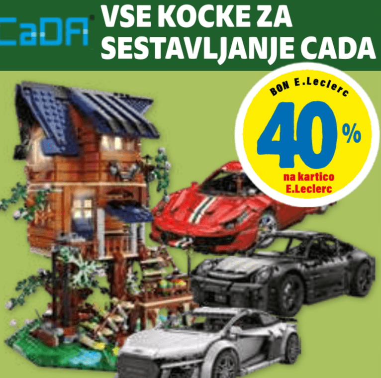 VSE KOCKE ZA SESTAVLJANJE CADA CaDA