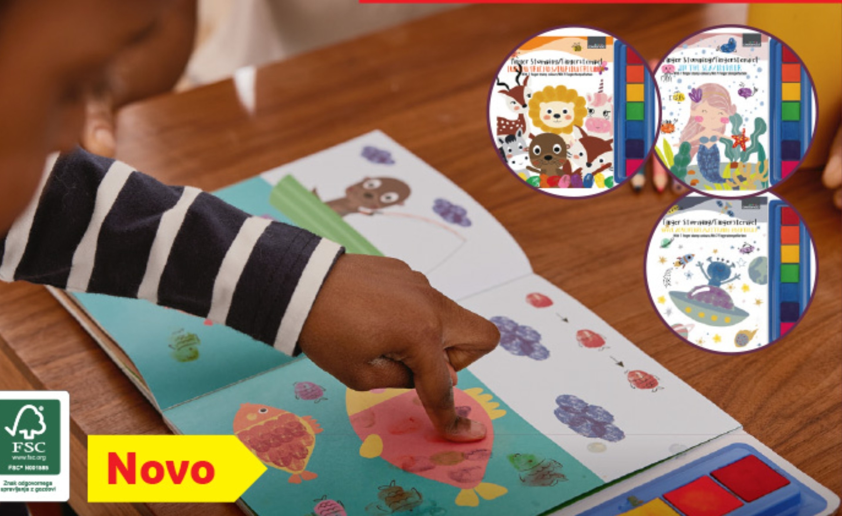 Crelado Komplet prstnih štampiljk crelando