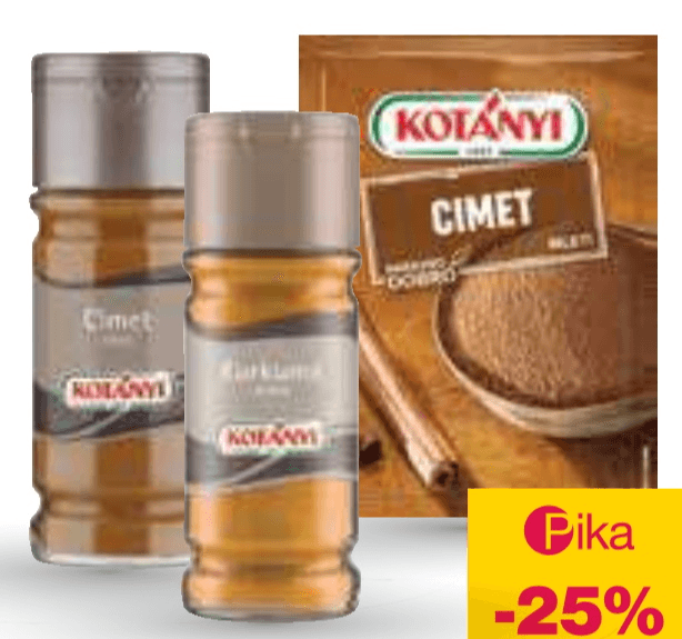 Izbrane začimbe Kotanyi - Akcija v trgovini Mercator