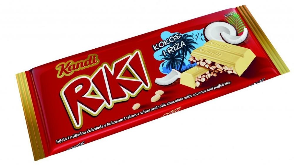 Mlečna čokolada Riki 230 g, 250 g