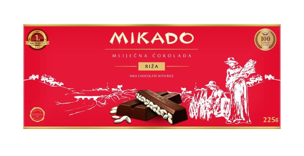Čokolada Mikado 225g