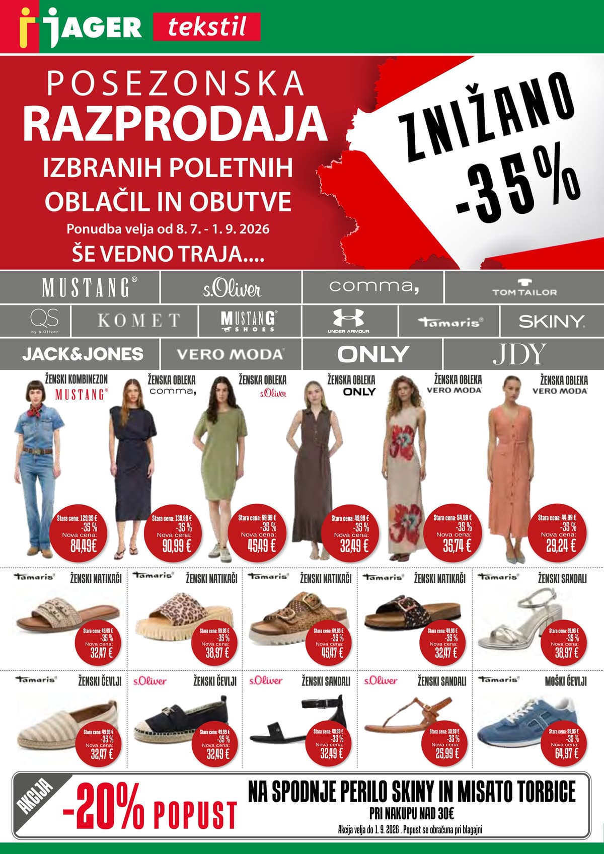 Jager katalog od 08/19/2026 - Tekstil