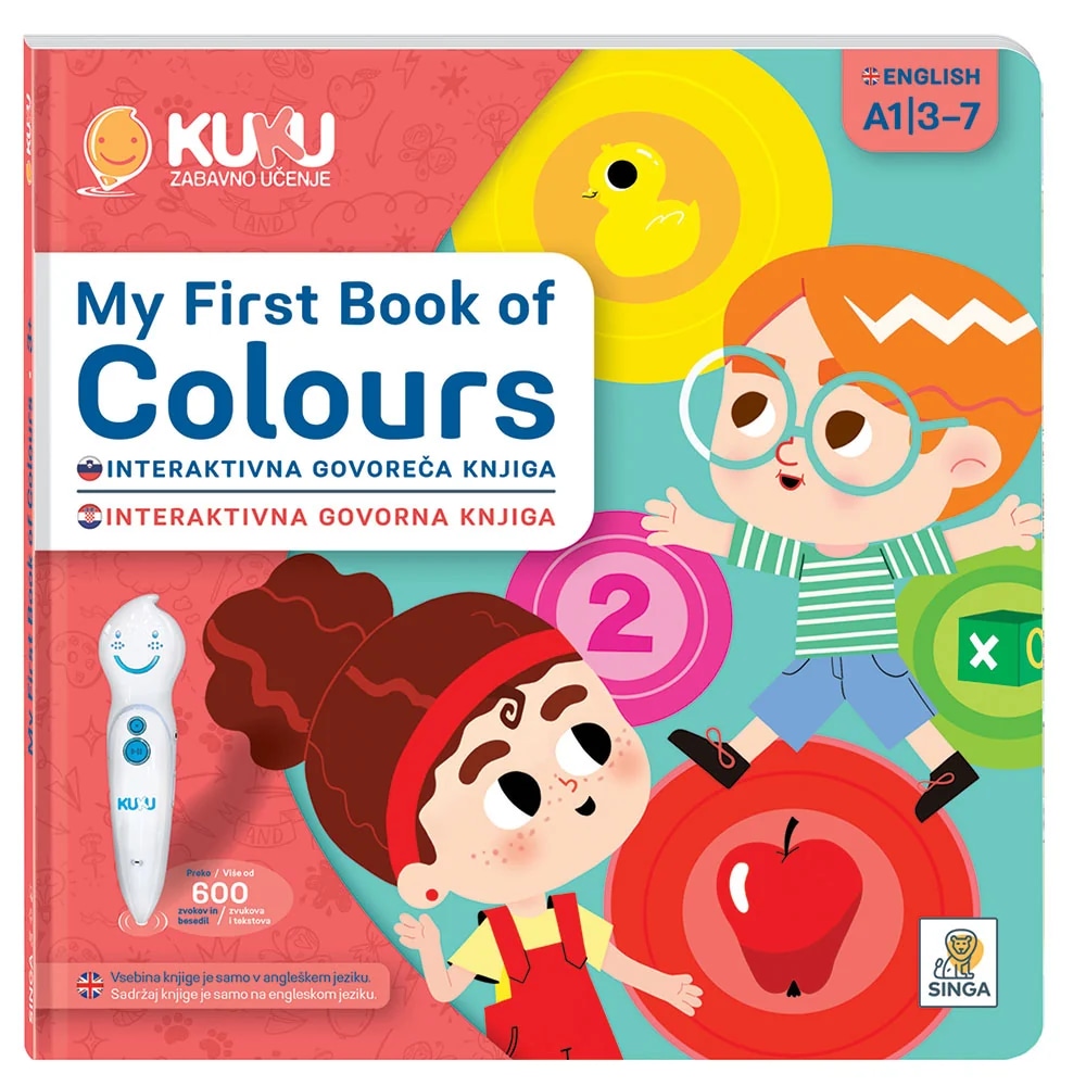 Interaktivna knjiga My First Book of Colours Kuku Akcija u trgovini Mueller