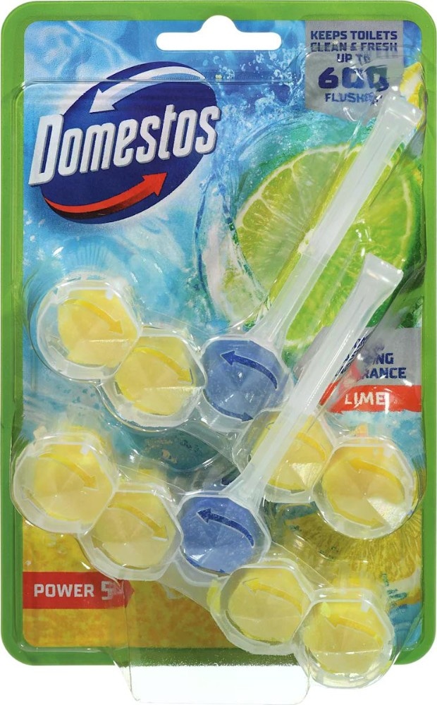 Domestos Wc obešanka 2 x 50 g, 2 x 55 g Akcija u trgovini Tuš