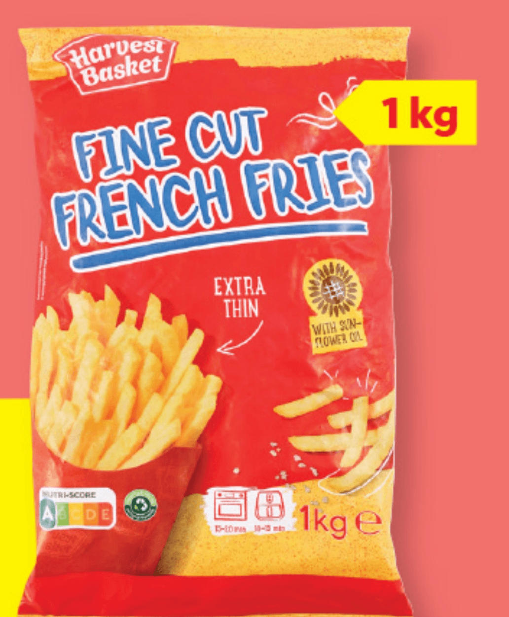 Harvest Basket pomfri 1 kg Akcija u trgovini Lidl