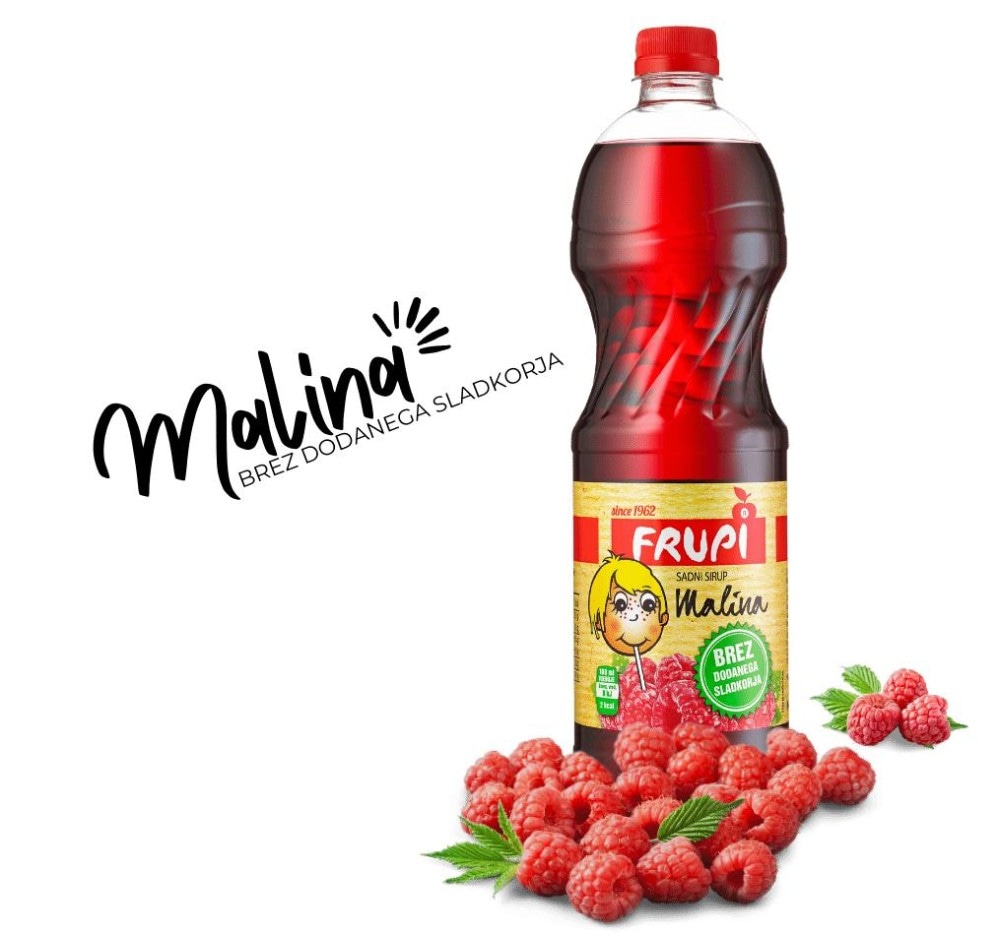 Sadni sirup Frupi malinovec 1 l Akcija u trgovini E.Leclerc