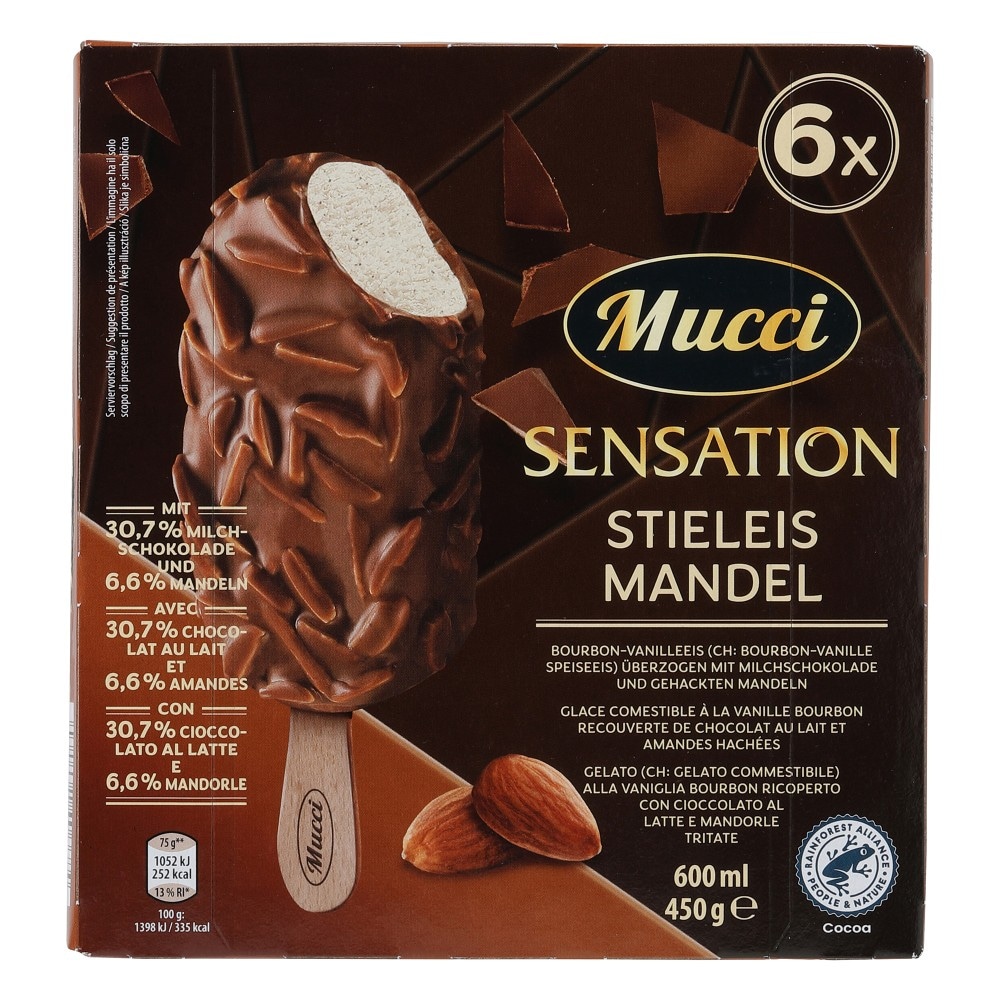 Mucci sladoled na palčki 600 ml Akcija u trgovini Hofer