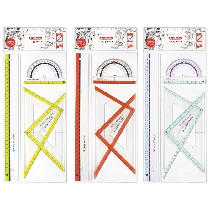 Herlitz My Pen geometrijski set Akcija u trgovini Mueller