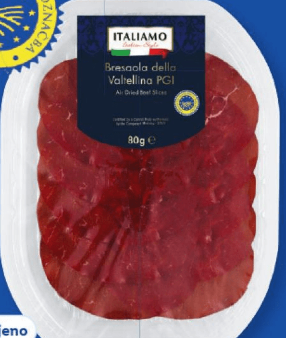 Italiamo bresaola della Valtellina 80 g Akcija u trgovini Lidl