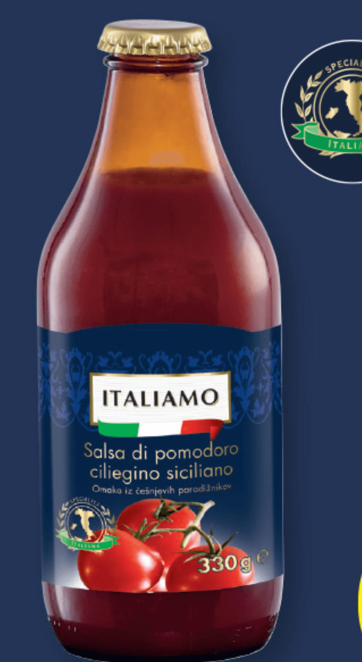 ITALIAMO Omaka iz češnjevih paradižnikov 330 g Akcija u trgovini Lidl