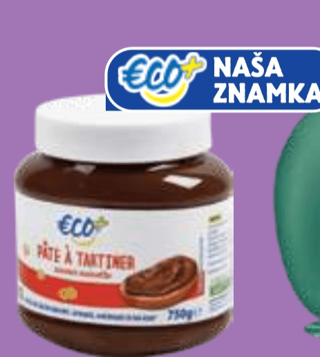 Lešnikov namaz Eco+ 750 g Akcija u trgovini E.Leclerc