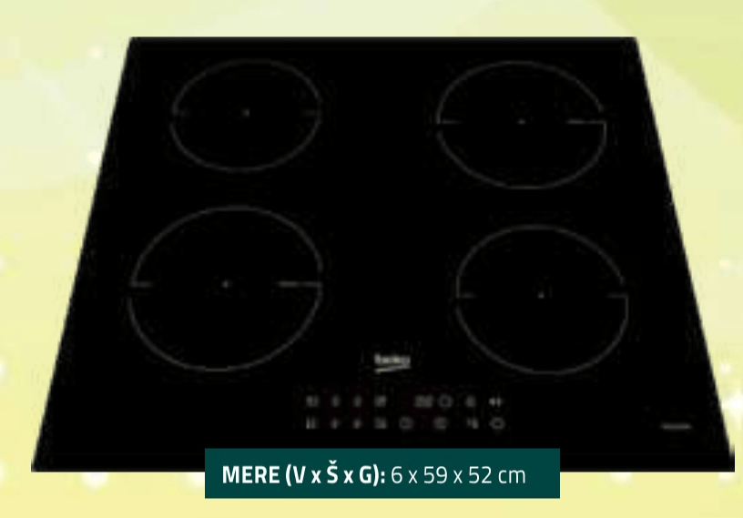 Indukcijska plošča HII 64400TO BEKO Akcija u trgovini E.Leclerc