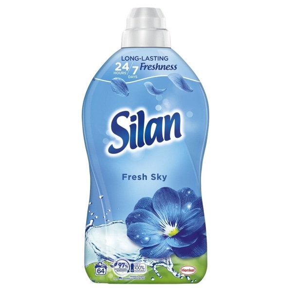 Silan mehčalec za perilo 1,672 l/76 pranj, 1,364 l/62 pranj Akcija u trgovini Tuš
