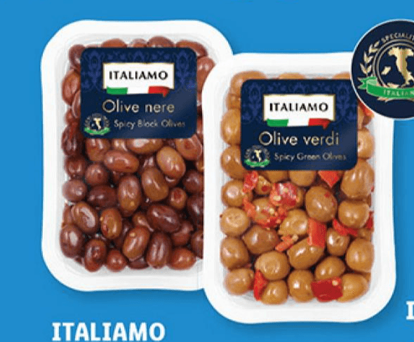 Italiamo pikantne olive 330 g Akcija u trgovini Lidl