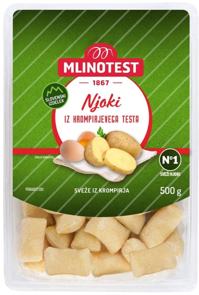 Krompirjevi njoki Mlinotest 500 g Akcija u trgovini E.Leclerc