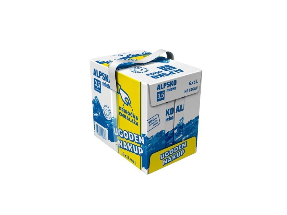 Alpsko mleko 6 x 1 l Akcija u trgovini Spar