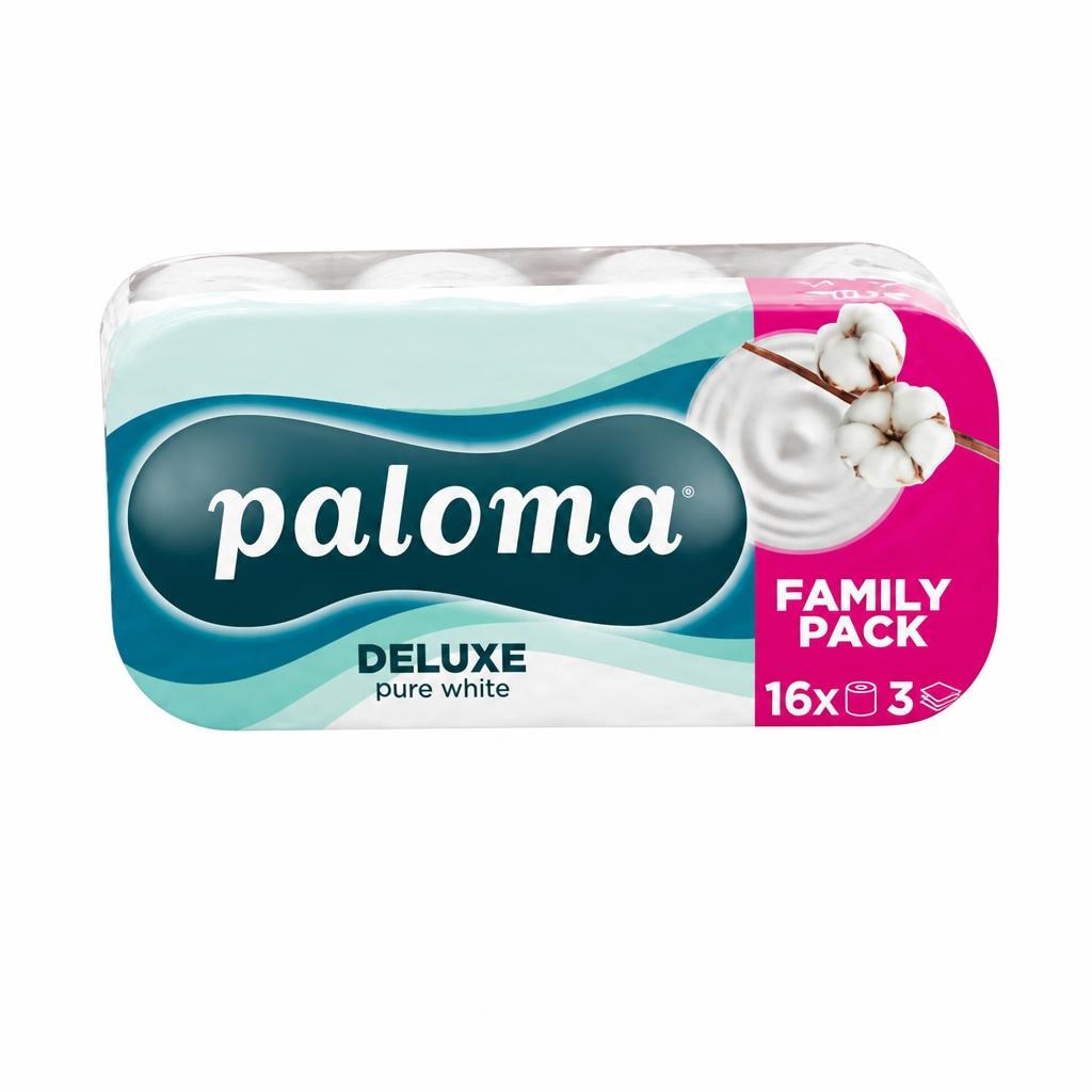 Toaletni papir Paloma Deluxe 16/1 Akcija u trgovini Mercator