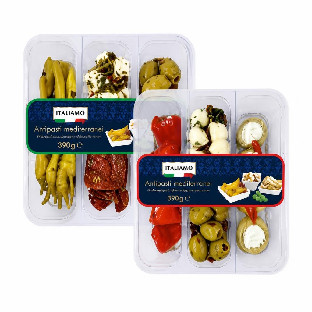 Italiamo izbor hladnih predjedi 390/410 g Akcija u trgovini Lidl