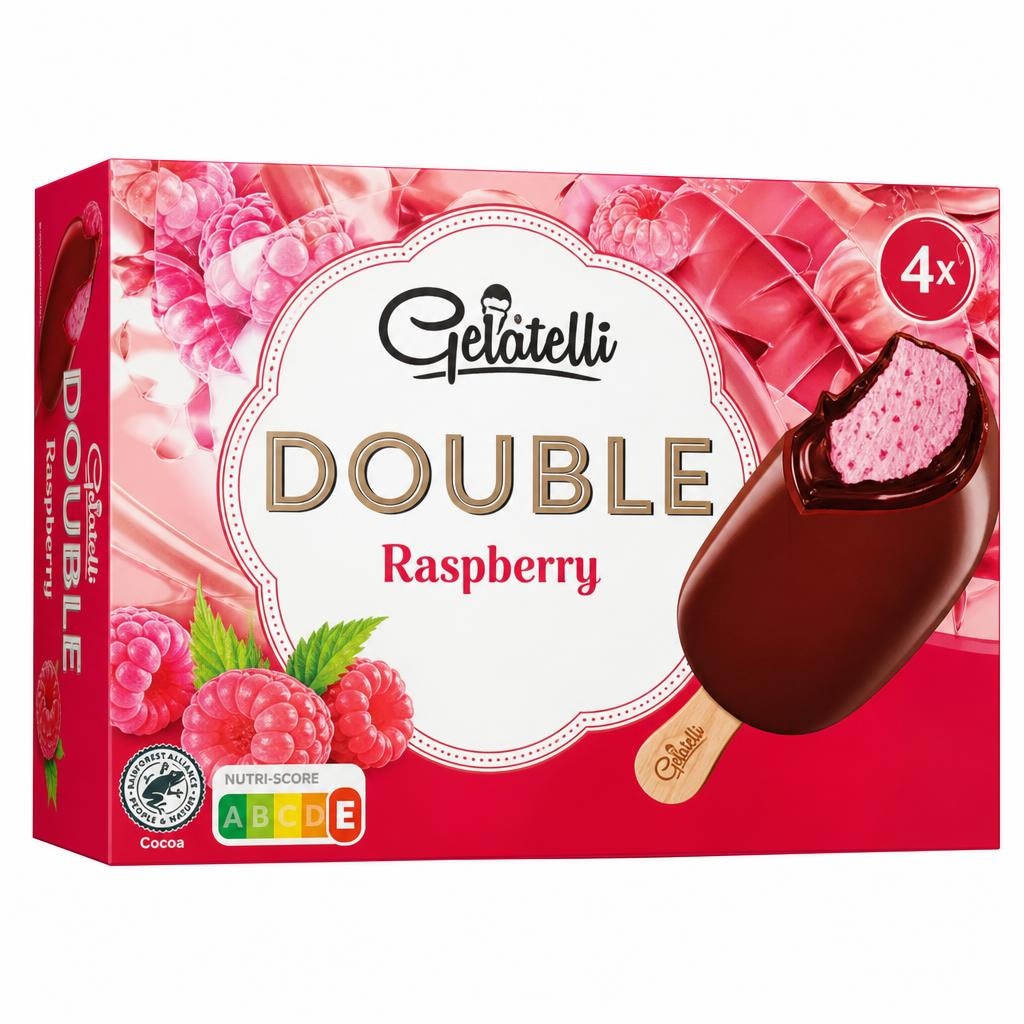 Gelatelli Double sladoled 4 x 85 ml Akcija u trgovini Lidl