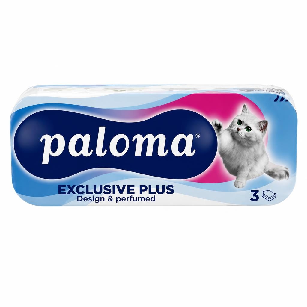 Toaletni papir Paloma Exclusive Plus 10/1 Akcija u trgovini Jager