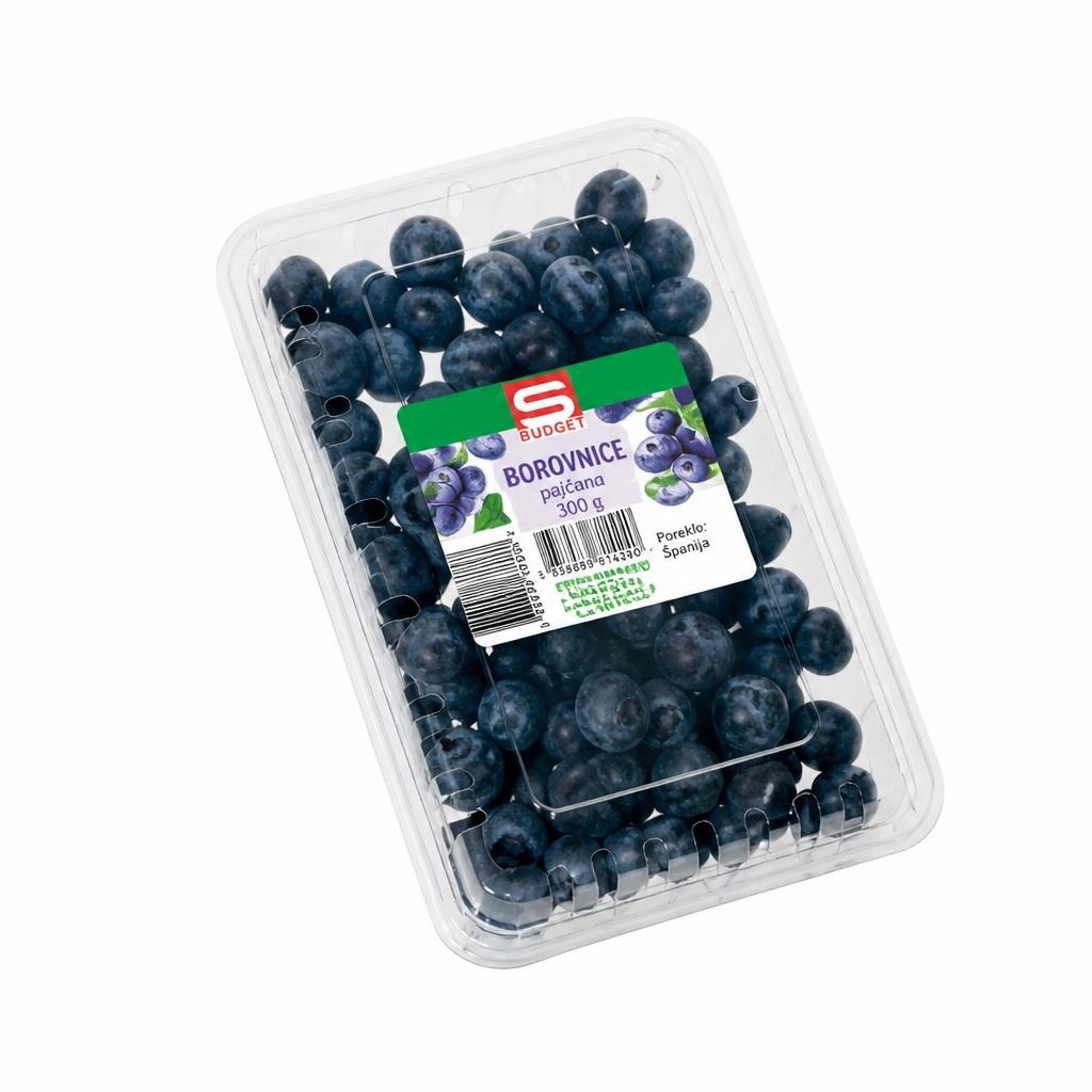 Borovnice 300 g Akcija u trgovini Spar
