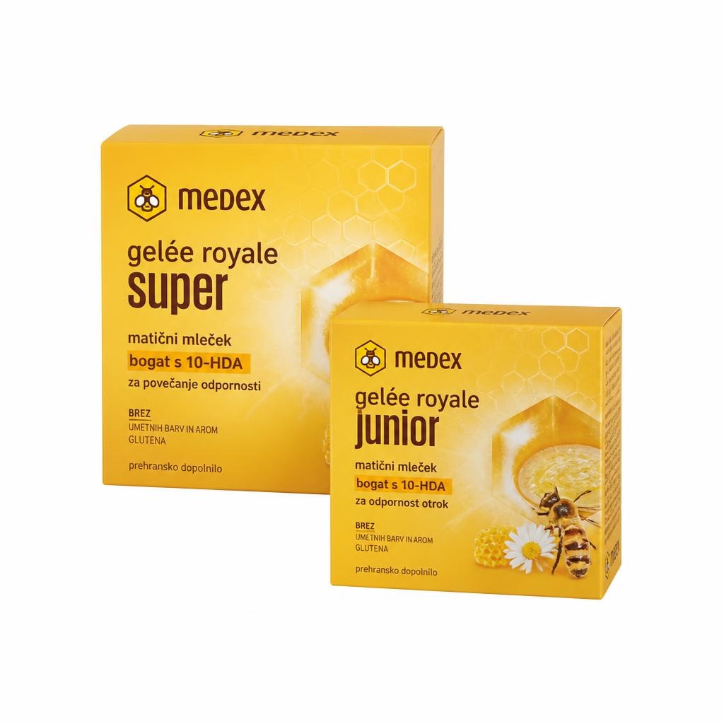 Medex Gelée Royale Super ali Gelée Royale Junior 10 x 9 ml Akcija u trgovini Spar