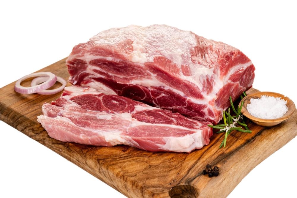 Svinjski vrat brez kosti EU Mesnica Akcija v trgovini Mercator