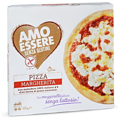 Pica margherita brez glutena in laktoze 300 g AMO ESSERE Akcija v trgovini Eurospin