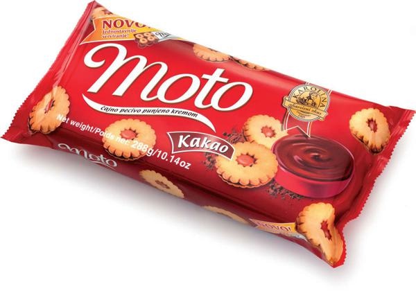 Keksi Moto 288 g Akcija v trgovini Mercator