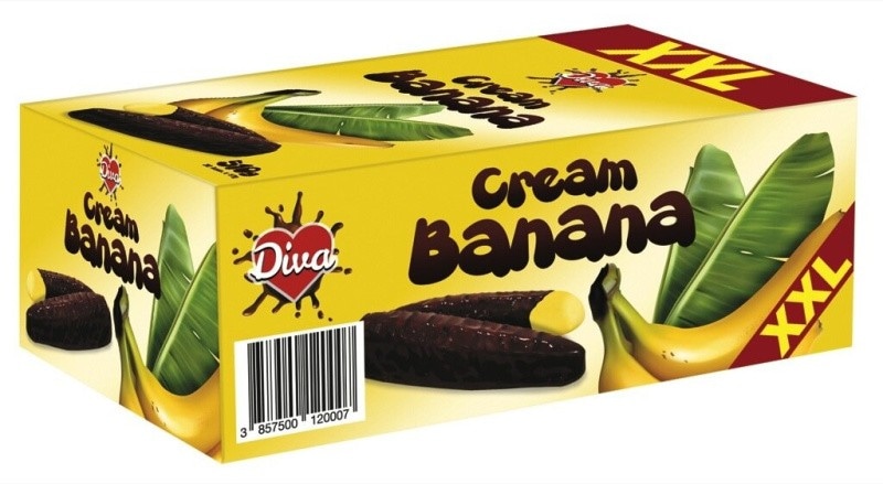 Kremne banane Diva XXL 510 g Akcija v trgovini Mercator
