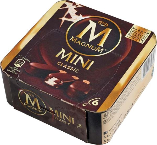 Sladoled Magnum Mini 6 x 55 ml Akcija v trgovini Tuš