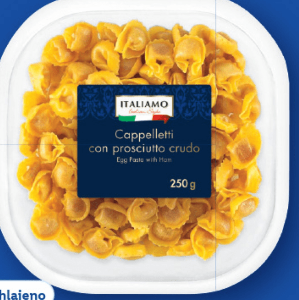 Italiamo sveže polnjene testenine 250 g Akcija v trgovini Lidl