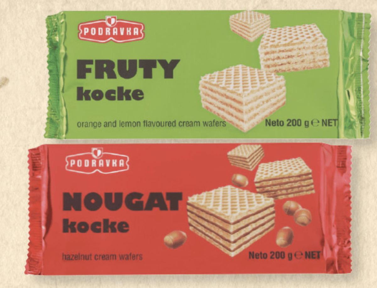 Napolitanke Podravka 200 g Akcija v trgovini Mercator