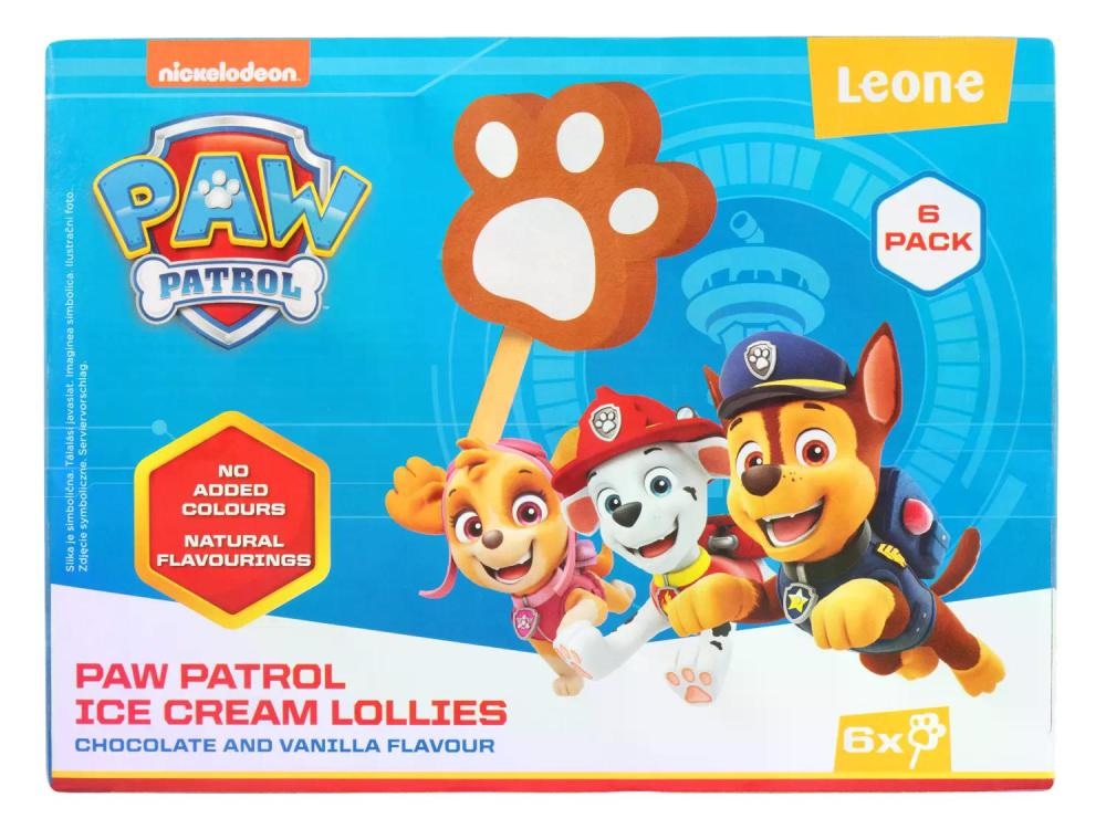 Leone Sladoled Pujsa Pepa/Tačke na patrulji 6 x 60 ml Akcija v trgovini Lidl