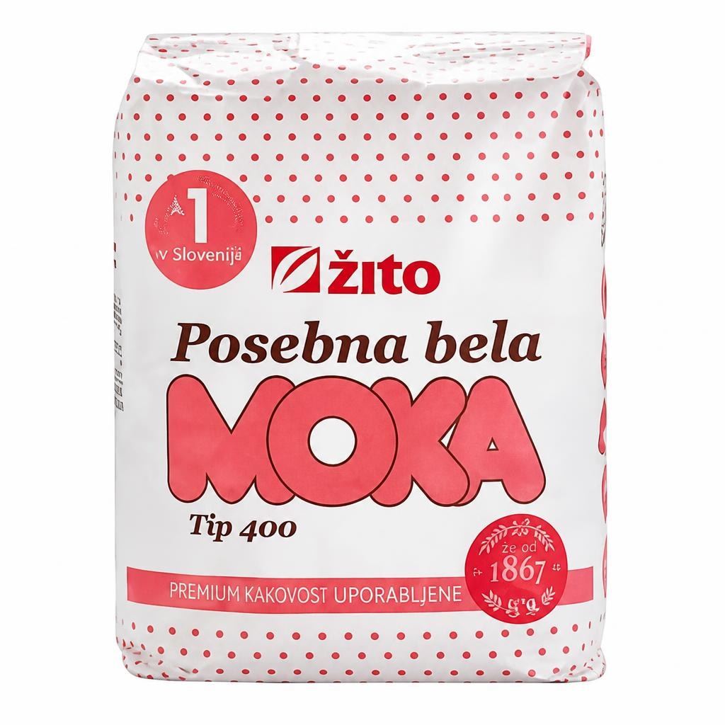 Posebna bela moka Žito 1 kg Akcija v trgovini Tuš